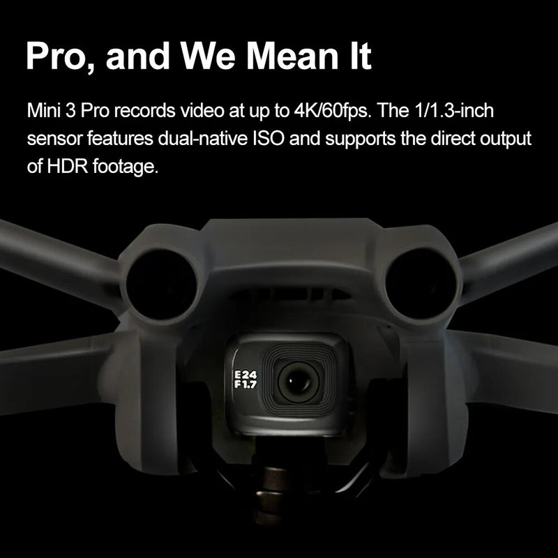 Drone DJI Mini 3 Pro -  4K HD Video Photo - Profissional